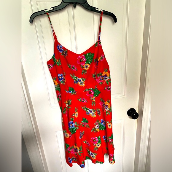 Old Navy floral sundress. Size L. - Picture 1 of 5